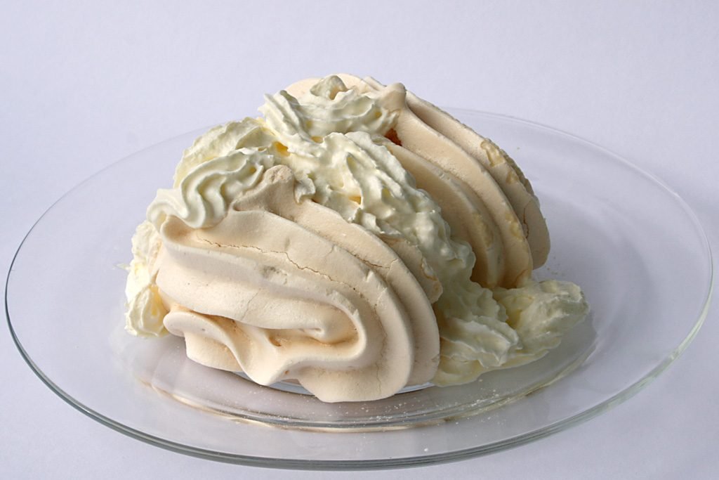 Meringue montée et pochée
